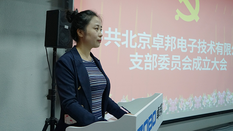 中共北京羞羞视频APP大全电子技术有限公司支部委员会成立